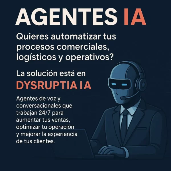 Promocion de agentes de IA de Dysruptia